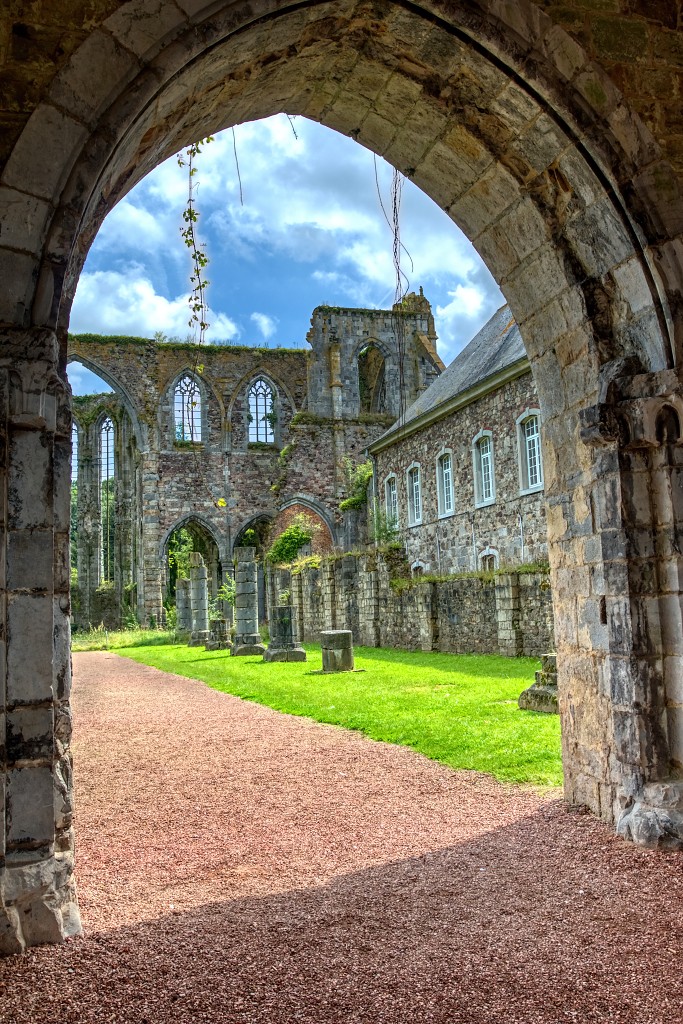 Abbaye D'Aulne hdr abdij belgie religie religion klooster ruine katholiek rooms saint sint aulne kerk kathedraal